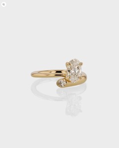 Moissanite Oval Cut <b>Solitaire</b> <b>Ring</b> Her 925 Sterling <b>Silver</b> Luxury Unique Band Engagement Wedding Promise Anniversary Fine - Product Image 2