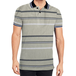 Chemise polo pour homme de haute qualité 100% polyester/coton, respirante et confortable, impression personnalisée en tailles adultes, prix d'usine - Product Image 1