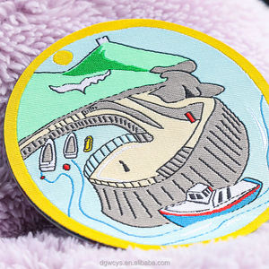 Premium Sunset <b>Mountain</b> Embroidery Patch Iron On Fabric Badge for Hats Bags Jackets <b>Caps</b> DIY Outdoor Apparel Decoration - Product Image 4