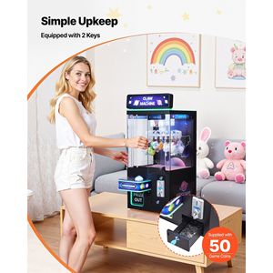 Macchina Artiglio Gigante di Medie Dimensioni con Luci e Suoni, Gioco Arcade Completo, Difficoltà Regolabile, Presa Precisa per Giocattoli e Caramelle - Product Image 6