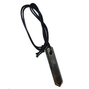 Compra en línea Chapado en doble punto Focal Colgante Mezcla de piedras preciosas Ágata Diamante Cobre Cristal Piedras principales Comprar Dijes Cordón de cuero - Product Image 6