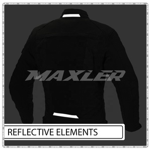 Blouson de moto unisexe décontracté en textile à manches longues, très vendu, avec design personnalisable et finition unie de haute qualité - Product Image 3
