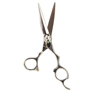 Ciseaux de barbier de 6 pouces, lames aiguisées en acier inoxydable, finition miroir, pour la coupe de cheveux, usage professionnel en salon. - Product Image 4