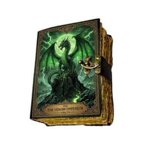 Diario de Cuero Vintage Hecho a Mano con Diseño de Dragón, Libro de Sombras Wiccano, Grimorio, Diario de Escritura, Cuero Genuino, Regalo - Product Image 1