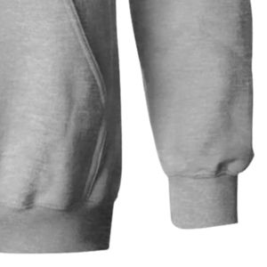 Sweat-shirt à capuche gris à manches longues, imprimé graphique, décontracté, pour femme, avec poignets côtelés, idéal pour le sport et le quotidien - Product Image 2