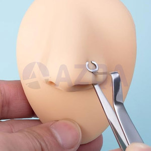 Pinza de Acero Inoxidable para Perforación de Cartílago de Oreja, para Perforaciones Corporales Profesionales y Colocación de Joyería - Product Image 4