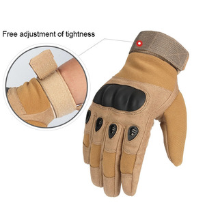 Wholesale Genuine Leather Winter Motorcycle Racing Sports <b>Gloves</b> <b>with</b> Hand <b>Grips</b> and Adjustable Strap - Product Image 3