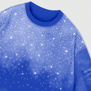 Camisas de hombre personalizadas de color sólido con degradado de diamantes de imitación, al por mayor, 100% algodón de alto gramaje, estilo urbano, manga corta, casual, proveedor de EE. UU. - Product Image 2