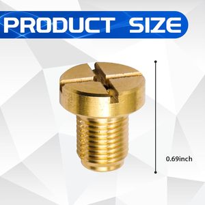 Vis <span class=keywords><strong>de</strong></span> purge du réservoir d'expansion du <span class=keywords><strong>liquide</strong></span> <span class=keywords><strong>de</strong></span> <span class=keywords><strong>refroidissement</strong></span>, bouchon <span class=keywords><strong>de</strong></span> réservoir en laiton pour BMW E46 E92 E90 E36 E39 Mini Cooper - Product Image 2