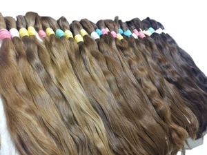 Top des tendances les extensions de cheveux en vrac sans enchevêtrement couleur vietnamienne cuticules alignées droites naturelles - Product Image 2