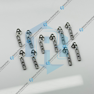 Placas de Bloqueo TPLO de Alta Calidad de 2.0 mm, Juego de 2 Piezas, Precontorneadas, Estilo Voi 316L, para Cirugía Veterinaria en Gatos y Perros - Product Image 3