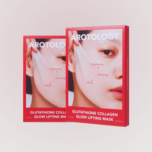 Mascarilla facial coreana de colágeno Arotolroji Glutathione Collagen Glow Lifting Mask, 5 unidades, mascarilla facial en láminas. - Product Image 5