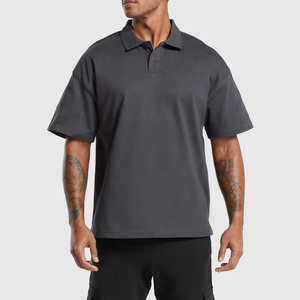 Men Solid Color Cotton Short Sleeve <b>Polo</b> Shirt Breathable Casual Wear <b>Black</b> <b>Polo</b> Collar Elastic Waist Joggers - Product Image 5