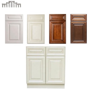 Tấm Nâng Tủ Bếp Bằng Gỗ Ván Ép Tủ Hiện Đại Dạng Mô-đun Bằng Gỗ Nguyên Khối MDF Với Đóng Mềm - Product Image 2