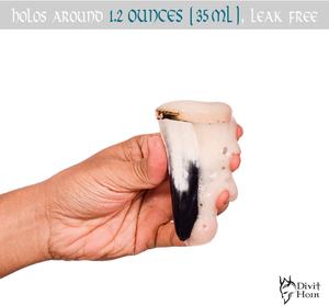 แก้วลายเขาควายธรรมชาติสำหรับดื่มเบียร์หรือวิสกี้แก้วดื่มที่ปลอดภัยโดย United Trade World - Product Image 3