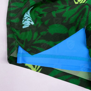 Shorts de sport 2 en 1 pour hommes avec boucle pour serviette, poche zippée, séchage rapide, taille élastique, pour la salle de sport, le basketball, la course à pied - Product Image 4
