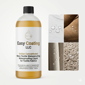 Easy Coating LLC - Revestimiento Líquido Impermeabilizante Nano Concentrado Dorado para Textiles, 1000 ml, Revestimiento Hidrofóbico para Telas - Product Image 6