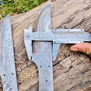 Lame de couteau de chasse vierge en acier inoxydable de haute qualité, forgée à la main en une seule pièce - Product Image 5