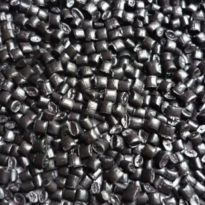 Granulés de PEHD noir recyclé de haute qualité, qualité soufflage, matière première plastique PCR pour bouteilles, tuyaux et produits d'extrusion - Product Image 1