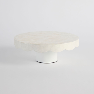 ฐานวางเค้กหรูหราทำมือจากเปลือกหอยมุกสำหรับตกแต่งงานเลี้ยง ขายส่งจากเวียดนาม - Product Image 1