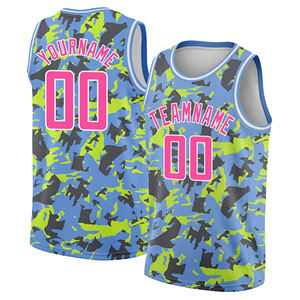 Ensemble de maillots de basket-ball personnalisés de haute qualité pour hommes, uniforme sportif en gros avec technique d'impression par sublimation - Product Image 1