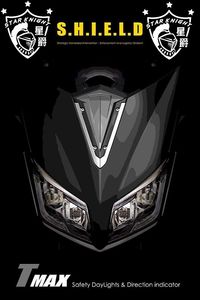 รถจักรยานยนต์3W Tmax DRL ไฟวิ่งกลางวันปลอดภัยไฟบอกทิศทางสำหรับยามาฮ่าฮ่า530สูงสุด - Product Image 4