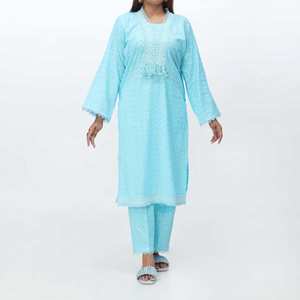 ชุดเดรสคอกเทลชิกันการิปักลาย PS4075ชุดอินเดียแบบดั้งเดิมเก๋ไก๋และมีสไตล์2ชิ้น - Product Image 3