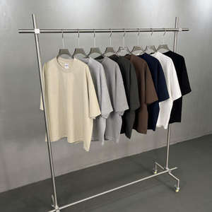 Camiseta OEM de Alta Calidad 100% Modal, Corte Cuadrado, 300gsm, Casual, Oversize, para Hombre, con Estampado Digital, Personalizable - Product Image 2