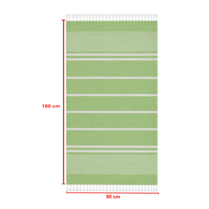 Serviettes de plage Fouta en coton 100% à rayures teintes, haute absorption d'eau, logo personnalisé, OEM, pour la vente en gros - Product Image 6
