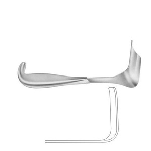 Juego de Instrumentos Quirúrgicos de Ginecología TAEGER, Palanca Ósea Curva de 175 mm, Punta Cega de 12 mm de Ancho, Acero Inoxidable, Certificado CE, Venta al Por Mayor - Product Image 2