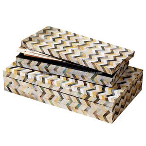 Caja de madera lacada con madera de alta gama, personalizada, para decoración, regalo, embalaje en cartón - Product Image 6