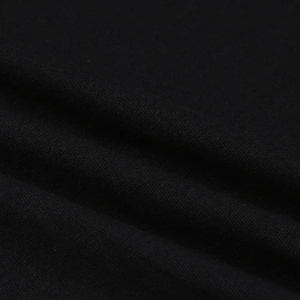 Camiseta Casual de Cuello Redondo y Manga Raglán para Hombre, Color Negro y Azul, Corte Regular, Tejido de Punto, Diseño de Bloques de Color Sólido - Product Image 5