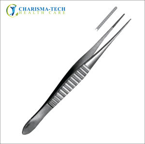 Wholesale Stainless Steel Medical Instruments Gillies Dressing Forceps Surgical Tweezer Manual <b>Power</b> Source for Clinical Use - Product Image 5