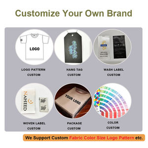 เสื้อยืดโอเวอร์ไซส์สีชมพูแบบย้อมสีสำหรับผู้ชาย แขนสั้น คอกลม ผ้าเจอร์ซีย์คอตตอน ระบายอากาศได้ดี ดีไซน์สีพื้น - Product Image 5