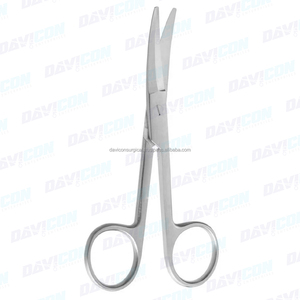 Tijeras Quirúrgicas Fomon Saber-Back Curvas Serradas de 5 Pulgadas en Acero Inoxidable para Rinoplastia, Instrumento de Cirugía Plástica - Product Image 6