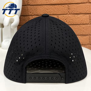 Gorra de Golf Personalizada de 7 Paneles con Logotipo de Goma, Transpirable, con Cierre a Presión, Corte Láser, Venta al Por Mayor, Fabricante Vietnamita, OEM, ODM, Fábrica de Gorras Deportivas - Product Image 4
