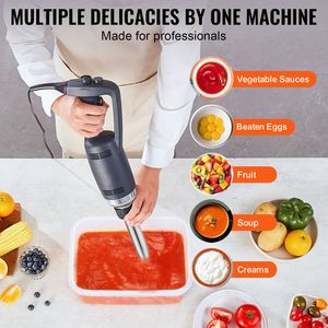 Frullatore Commerciale da 350W per Uso Intensivo con Lama a Immersione, 10 Pollici in Acciaio Inox, Velocità Variabile Continua - Product Image 6
