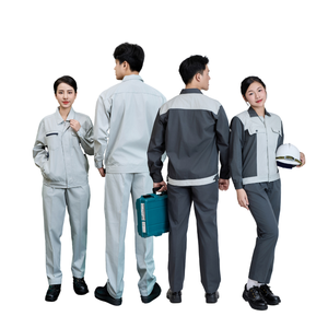 Ensemble de vêtements de travail sur mesure, pantalon cargo pour chantier, vêtements de travail en usine, vêtements de ferme, chemise de soudeur, coton/polyester/spandex - Product Image 3