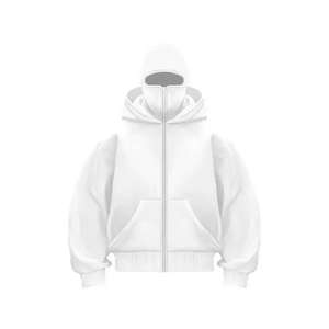 Sweat à capuche double couche pour homme, tissu épais, chaud pour l'hiver, style streetwear - Product Image 6