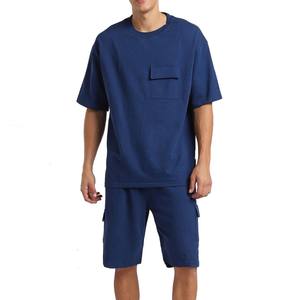 Conjunto de Camiseta y Pantalones Cortos Antiarrugas para Hombre, Ropa Casual de Primera Calidad, Últimos Diseños en Oferta, con Logotipo/Color Personalizado - Product Image 1