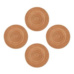 Ensembles de sous-verres en bois bohèmes écologiques uniques pour hôtels et restaurants, résistants à la chaleur, légers, taille et couleur personnalisables - Product Image 3