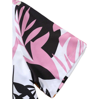 Conjunto Floral de Verano para Hombre, Atuendo Personalizado de Secado Rápido, Transpirable, Informal, de Poliéster/Algodón, con Logotipo Personalizado, 200g, Proveedor de Ropa OEM