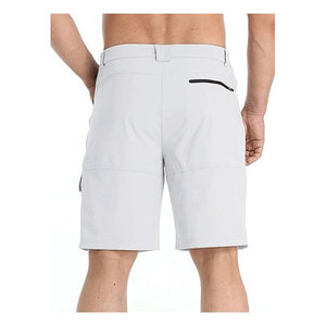Shorts de course décontractés pour hommes, respirants, anti-humidité, séchage rapide, taille élastique, toile polyester/coton, pour la gym et l'entraînement - Product Image 3