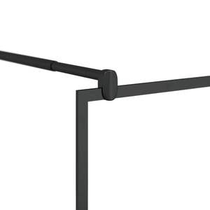 Mampara de Ducha Negra de 35.4"x76.8" con Estante, Vidrio ESG y Aluminio para su Baño Moderno - Product Image 6