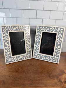 Customizable Pink Bone Inlay Wood Photo <b>Frame</b> Unique Die-Cutting <b>Printed</b> Size Options Carved Picture <b>Frame</b> - Product Image 4