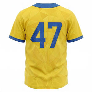 Custom Design Baseball Jersey Breathable And Quick Dry Fabric Suitable Baseball Jersey For <b>Matches</b> And Practice Sessions - Product Image 1