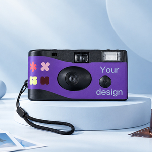 กล้องถ่ายรูปใช้แล้วทิ้ง LOMOPIE OEM สำหรับของขวัญแต่งงาน ใช้แบตเตอรี่ AA ฟิล์มพลาสติก 35 มม. โฟกัสคงที่ พร้อมไฟแฟลช - Product Image 1