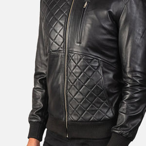 Chaquetas de Motocicleta de Cuero Genuino de Primera Calidad para Hombre, Diseño Clásico de Moda, Estilo Urbano, Impermeables y Resistentes al Viento - Product Image 4
