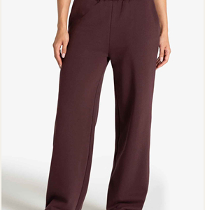 Pantalon de jogging décontracté personnalisé pour femme, coupe large, en molleton de coton, idéal pour l'extérieur, vente en gros - Product Image 1