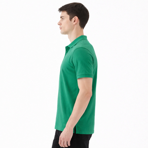 Polo en piqué de coton de qualité supérieure avec bordures contrastées, personnalisation de marque, fournisseur OEM ODM, polos en vente - Product Image 4